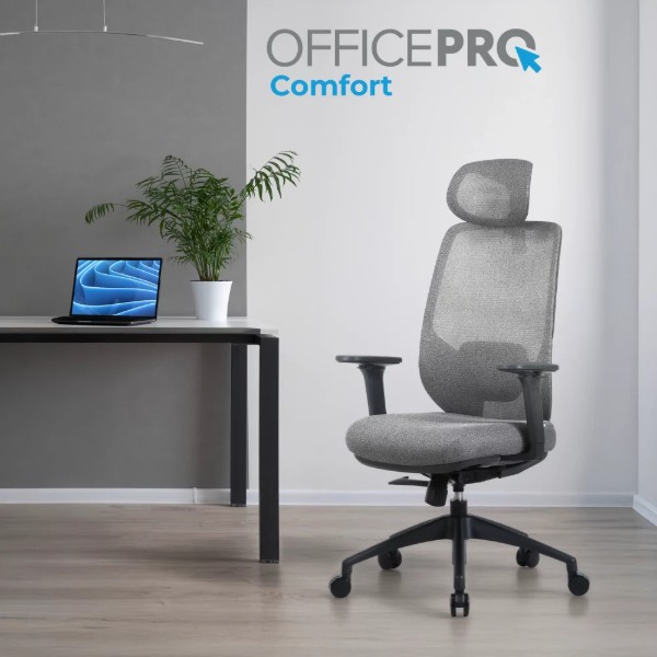 Фото - Кресло офисное OfficePro Comfort OC524G Gray